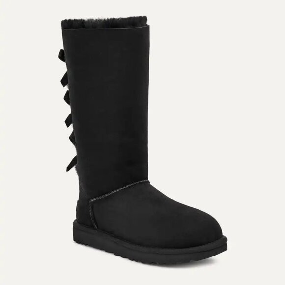 UGG Women's Bailey Bow Tall II Boot Color Black - Picture 4 of 5